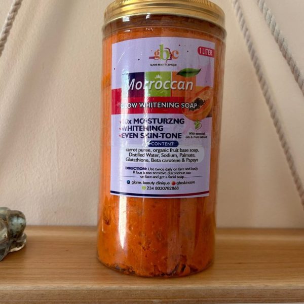 1 LITRE MOROCCAN GLOW WHITENING SOAP