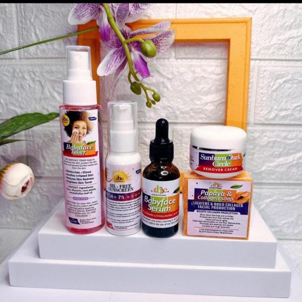 SUNBURN/DARK CIRCLE TREATMENT FULL PACKAGE (DARK SKIN)