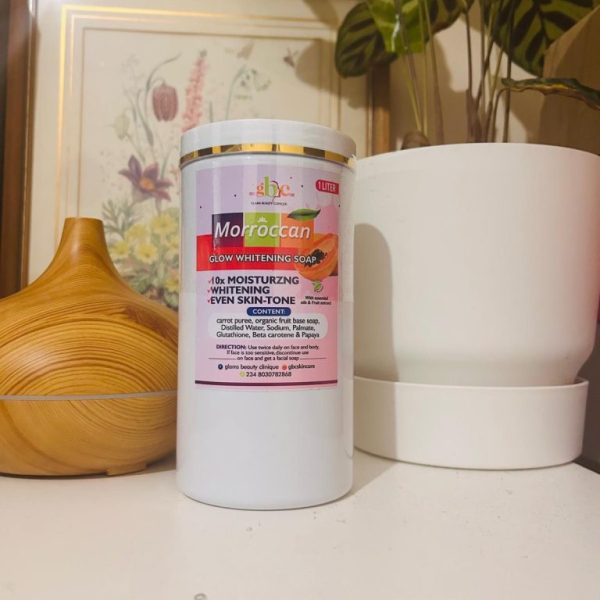 1 LITRE MOROCCAN GLOW WHITENING SOAP